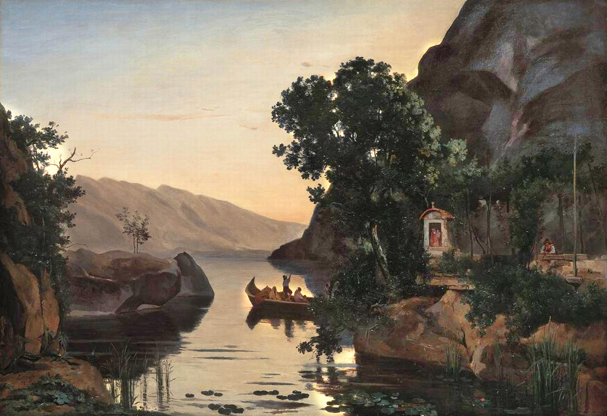 landscape at lake garda